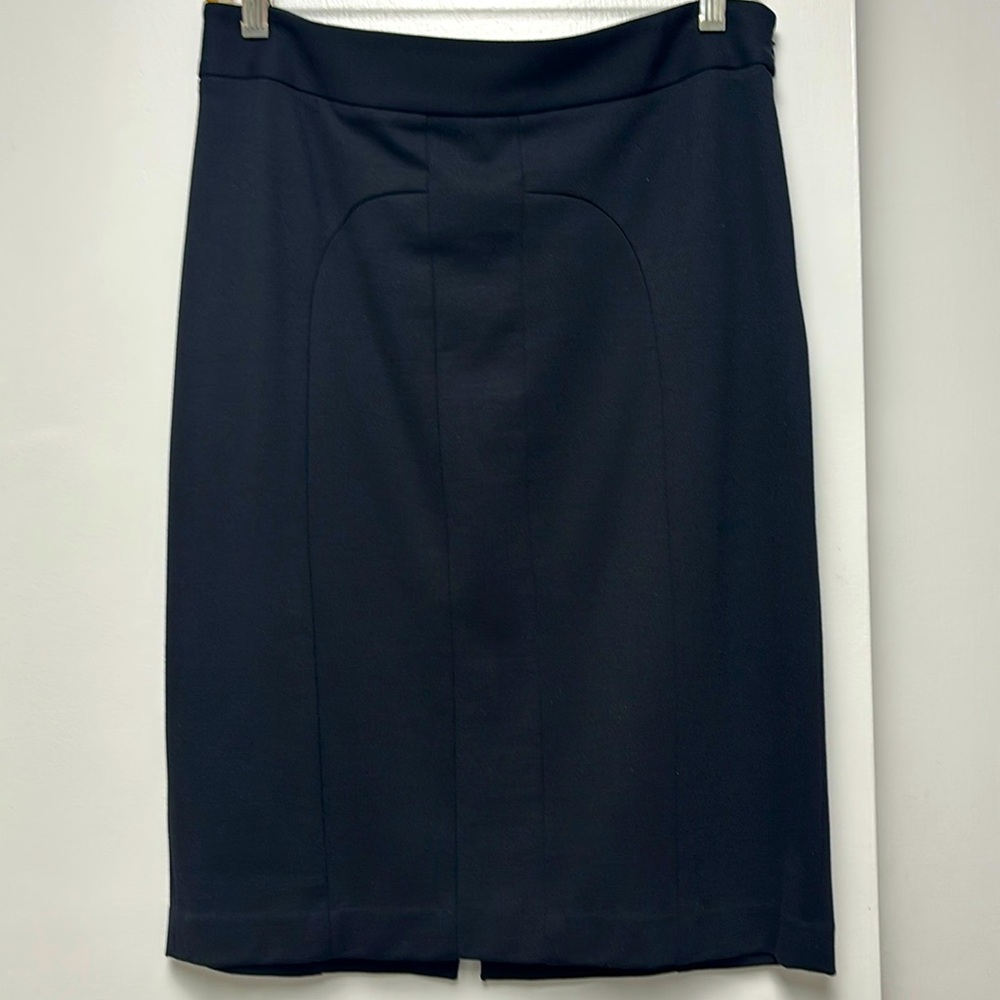 INC pencil knit skirt with side zip.
